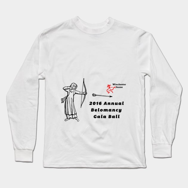 2016 Belomancy Gala Ball Long Sleeve T-Shirt by Quirky Design Collective